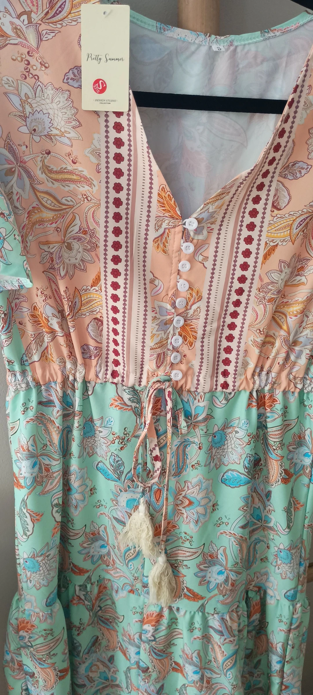 💥 Vestido bohemio colorido – photo 3
